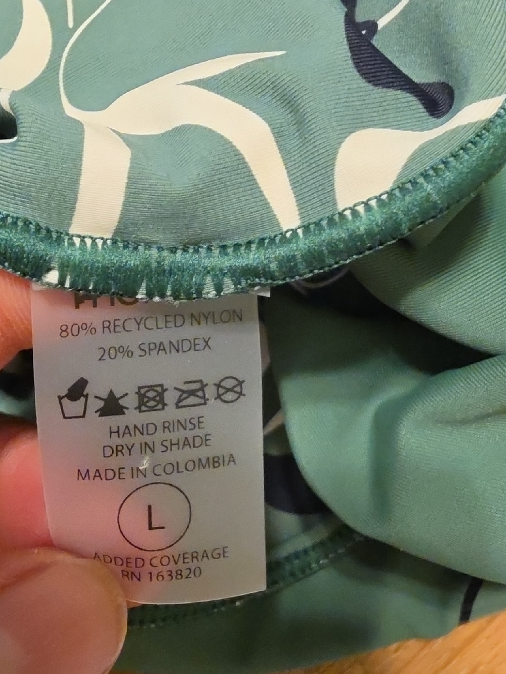 NEW Montce added coverage high Rise Swim bikini Bottoms size Large - Picture 5 of 10